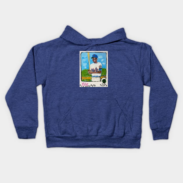 Willie Mays Kids Hoodie by ElSantosWorld